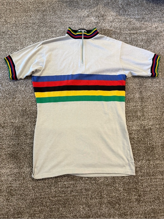 Kucharik Other - Vintage Kucharik World Champion UCI Rainbow Stripe Cycling Jersey size XL